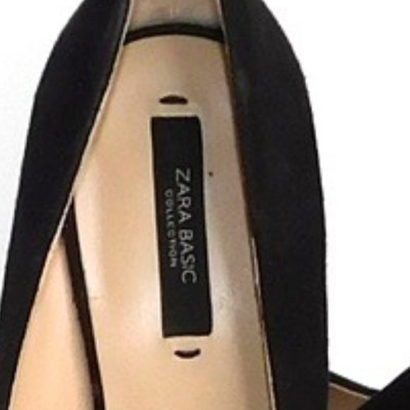 Zara Basic Black Suede Pump - Picture 3 of 12